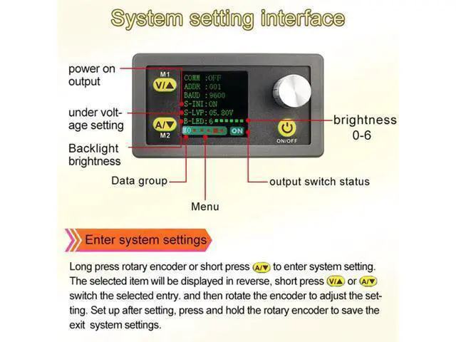 Alt view image 2 of 6 - WZ3605E DC DC Boost Converter CC CV 36V 5A Module Adjustable Regulated Laboratory Power Supply Voltmeter Ammeter,1 x DC Buck Converter,As Shown