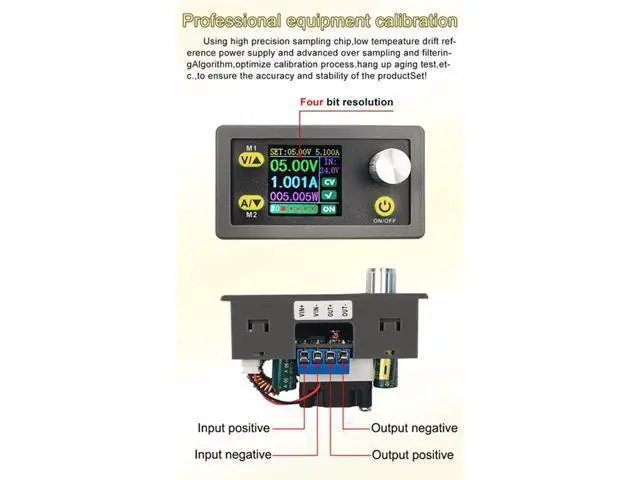 Alt view image 3 of 6 - WZ3605E DC DC Boost Converter CC CV 36V 5A Module Adjustable Regulated Laboratory Power Supply Voltmeter Ammeter,1 x DC Buck Converter,As Shown