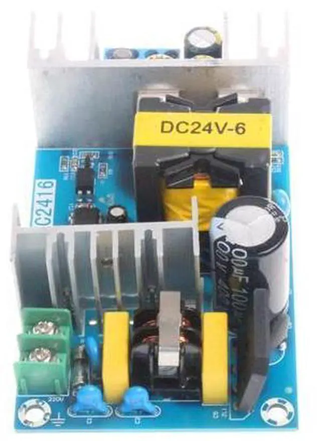 Alt view image 3 of 6 - AC to DC Isolated Power Supply Module AC 120V 100V - 245V to DC 24V 6A 144W Peak 24V 9A 216W Max Power Module with Overvoltage Overload Short-Circuit Protection (24V 6A, Peak 9A)