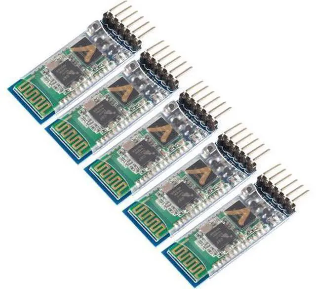 Main image of 5PCS HC-05 Wireless Bluetooth Receiver RF Serial Transceiver Module Master Slave Integrated Bluetooth Module 6 Pin Wireless Serial Port Communication BT Module