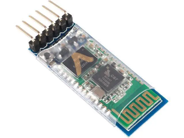 Alt view image 4 of 6 - 5PCS HC-05 Wireless Bluetooth Receiver RF Serial Transceiver Module Master Slave Integrated Bluetooth Module 6 Pin Wireless Serial Port Communication BT Module