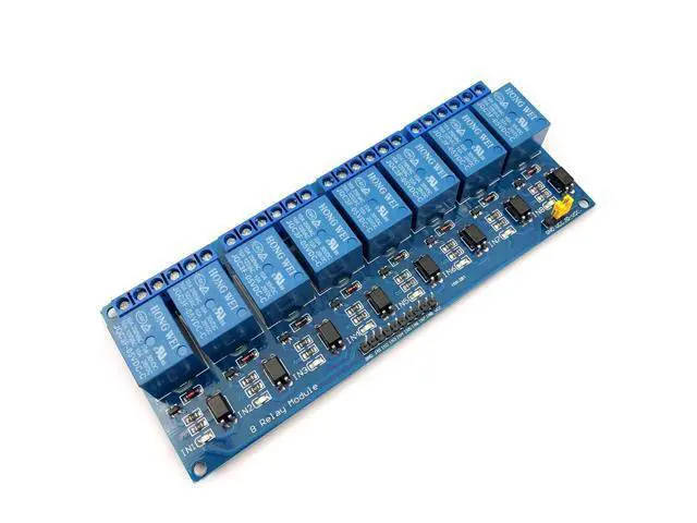 Alt view image 4 of 5 - FainWan 2pcs 8 Channel DC 5V Relay Module with Optocoupler for UNO R3 MEGA 2560 1280 DSP ARM PIC AVR STM32 Rasp-Berry Pi