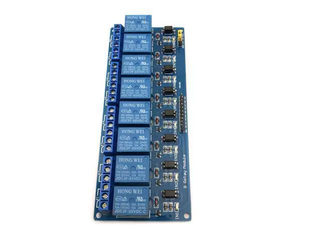 Alt view image 5 of 5 - FainWan 2pcs 8 Channel DC 5V Relay Module with Optocoupler for UNO R3 MEGA 2560 1280 DSP ARM PIC AVR STM32 Rasp-Berry Pi