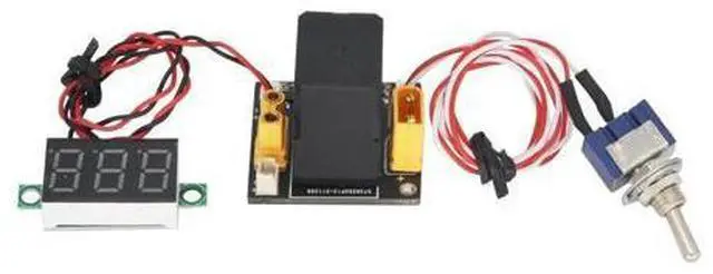 Main image of Mini DC 12V 40A 3S XT30 Power Switch Module With Voltage Display For RC 1/14 Hydraulic Excavator Dump Truck Toy Accessories