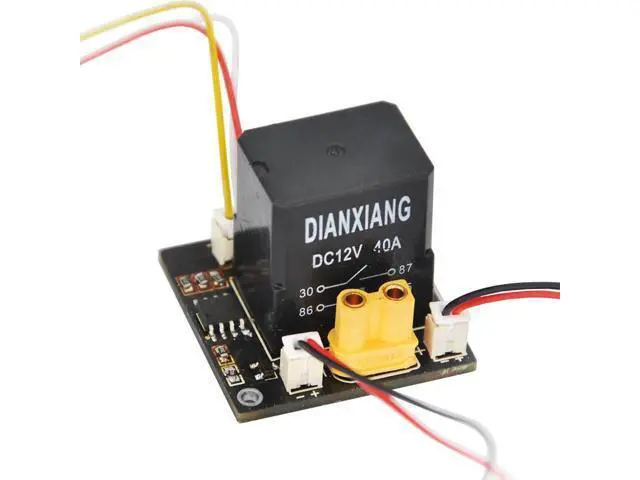 Alt view image 6 of 6 - Mini DC 12V 40A 3S XT30 Power Switch Module With Voltage Display For RC 1/14 Hydraulic Excavator Dump Truck Toy Accessories