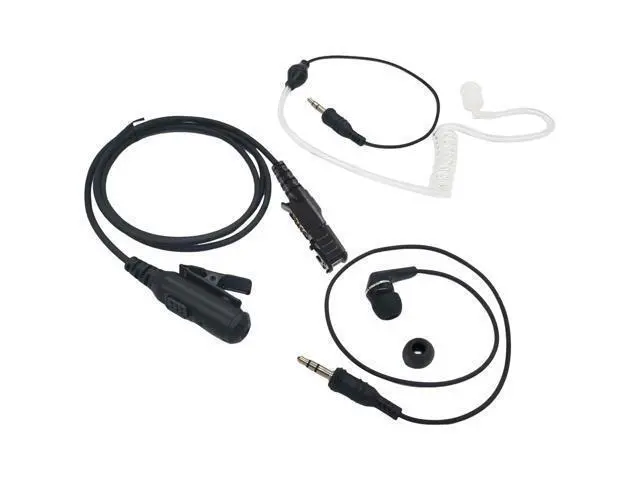 Alt view image 2 of 5 - stdgove Walkie Talkie Earpiece with Mic Ear Piece Ptt Microphone Headset for Motorola xpr 3300e 3500e 3500 xpr3300e xpr3500e xpr3500 xpr3300 2-Way Radios(in Ear Earbuds, to 3.5mm Aux Earphone)