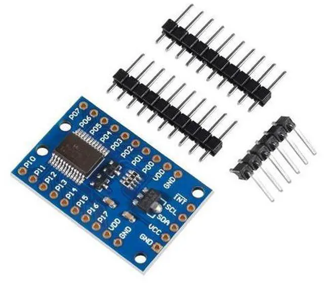 Alt view image 2 of 5 - AITIAO 10Pcs PCF8575 IO Expander Board Module I2C to 16 IO Extension Module I2C Communication Control 16 bit SMBus I/O Ports