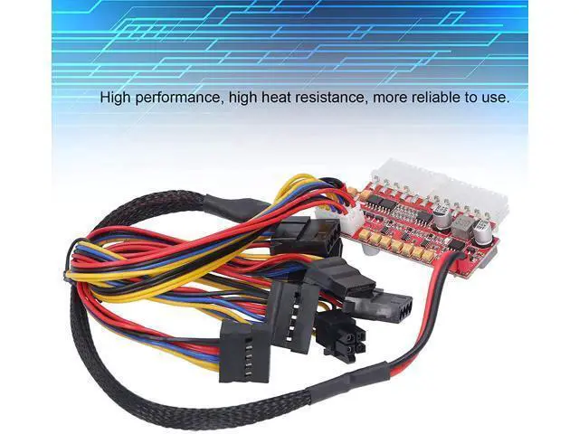 Alt view image 7 of 7 - Qinlorgo DC?ATX Power Adapter Board, Short Circuit Protection Heat Resistant Desktop Computer Power Module for POS Machines for Industrial Control Systems for HTPC