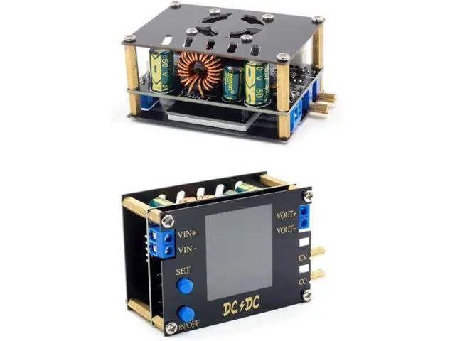 Alt view image 2 of 6 - DC DC Automatic Boost/Buck Converter CC CV Power Module 0.5-30V 4A 50W Adjustable Regulated Power Supply Voltmeter Ammeter