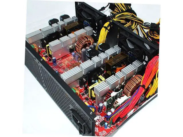 Alt view image 2 of 7 - Power Board Power Regulator Board PC Power Supply Power Adapter Voltage Converter Adjustable Power Supply PC Powersupply Desktop PC Chassis Power Adapter Red