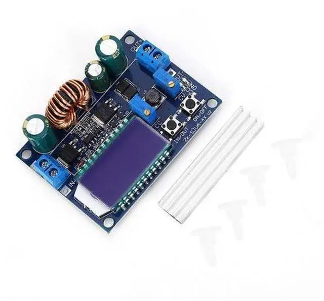 Main image of 5-30V to 0.5-30V Adjustable Voltage Regulator - Automatic Step Up Down DC DC Converter Module with LCD Display and 0.2-4A Adjustable Output Current Range