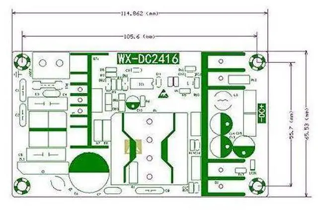 Alt view image 5 of 6 - AC to DC 15V 10A Isolated Power Supply Module AC 120V (100-240V) to 15V 150W Power Module with Overcurrent Overload Short-Circuit Protection