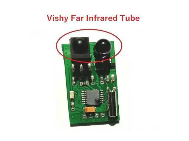 Alt view image 3 of 5 - Carrier Frequency 38KHZ Far Infrared Communication Module, Far Infrared to TTL Module GND TXD RXD VCC Transceiver Pair Tube