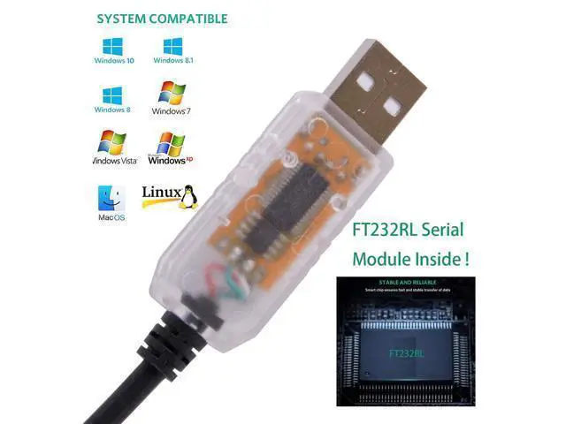 Alt view image 2 of 7 - Suamdoen ACS380 ABB Driver Cable USB RS485 Serial Adapter Modbus Communication Cable for ABB Oy BCBL-01