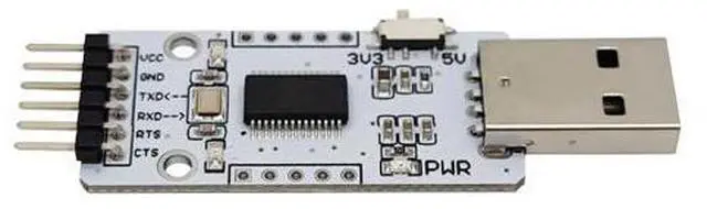 Main image of diustou FT232RL USB A to TTL Serial Adapter Conversion Module USB to uart Serial Communication Module Brush Board 3.3/5V Level Output migrated Template (USB Type-A).