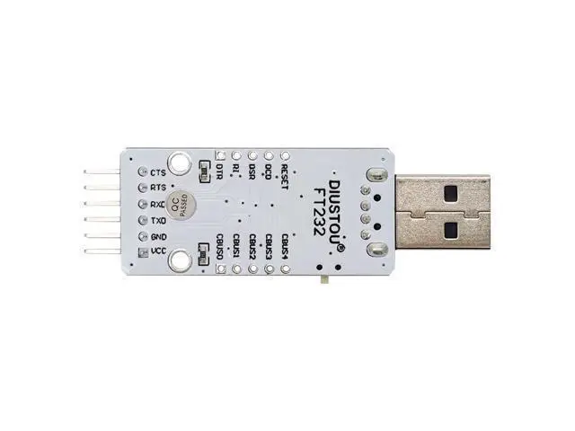 Alt view image 3 of 5 - diustou FT232RL USB A to TTL Serial Adapter Conversion Module USB to uart Serial Communication Module Brush Board 3.3/5V Level Output migrated Template (USB Type-A).