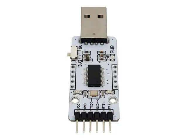 Alt view image 5 of 5 - diustou FT232RL USB A to TTL Serial Adapter Conversion Module USB to uart Serial Communication Module Brush Board 3.3/5V Level Output migrated Template (USB Type-A).