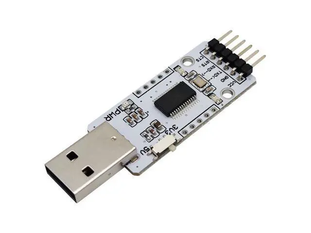 Alt view image 4 of 5 - diustou FT232RL USB A to TTL Serial Adapter Conversion Module USB to uart Serial Communication Module Brush Board 3.3/5V Level Output migrated Template (USB Type-A).