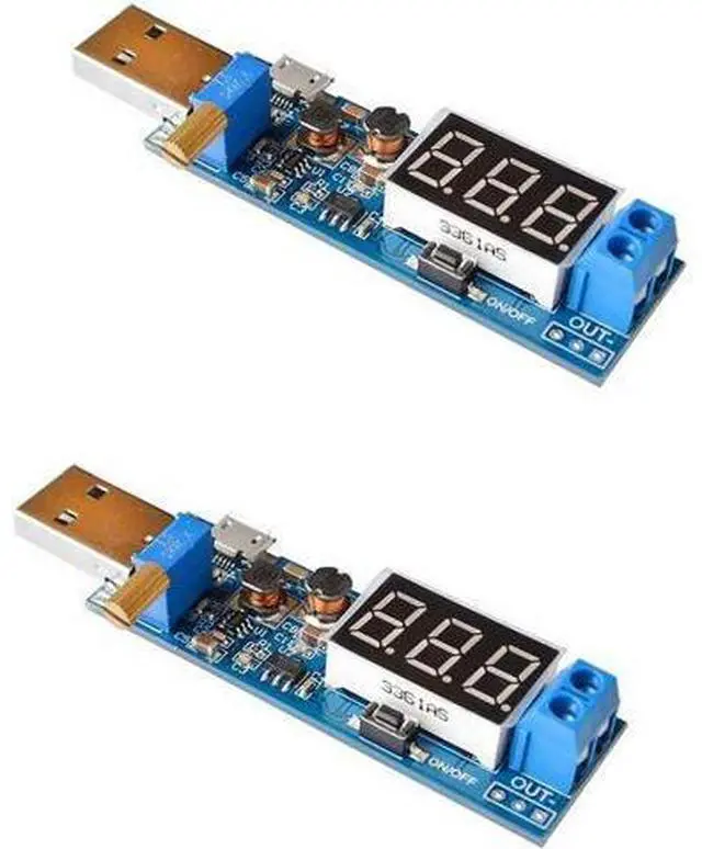 Main image of DC-DC USB Boost Power Supply Regulator Module 5V to 3.3V 9V 12V 24V Desktop Power Module