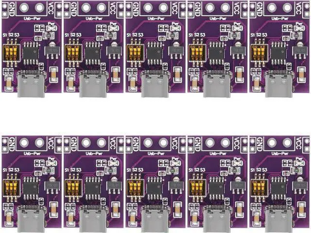 Main image of 10-Pack Type-C QC AFC PD2.0 PD3.0 to DC Spoof Scam Fast Charge Trigger Polling Detector USB-PD Notebook Power Supply Change Board Module