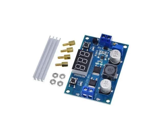 Alt view image 2 of 5 - hiBCTR LTC1871 DC-DC Boost Converter Module with LED Voltmeter - 3-35V Input to 3.5-35V Output Adjustable Step-Up Voltage Regulator,Input Drops Below 4V.