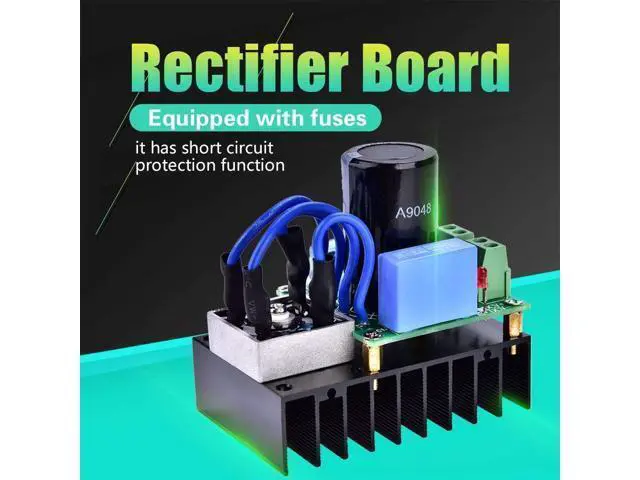Alt view image 2 of 5 - Rectifier Board Module, 0-220V AC to 0-311V DC Rectifier Power Supply Board Universal Mutiple Against Power Supply Board