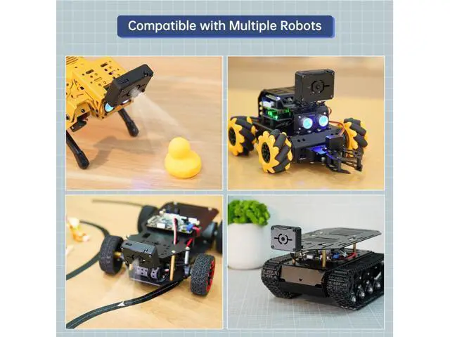 Alt view image 3 of 5 - LewanSoul ESP32-S3 Camera Module WiFi Bluetooth 5.0 AI Vision Support C/C++ Programmed Video Transmission Face/Color Recognition Line Tracking Smart Vision Module