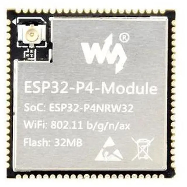 Main image of Waveshare ESP32-P4-Module Core Board, Based On ESP32-P4 and ESP32-C6 Dual-Chip Design, Supports 2.4GHz Wi-Fi and BLE 5.3, 32MB Flash