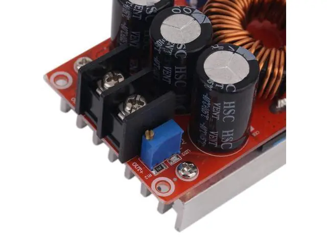 Alt view image 5 of 5 - 1200W 20A DC Converter Boost Car Step-up Power Supply Module Adjustable Voltage Converter 8-60V to 12-83V