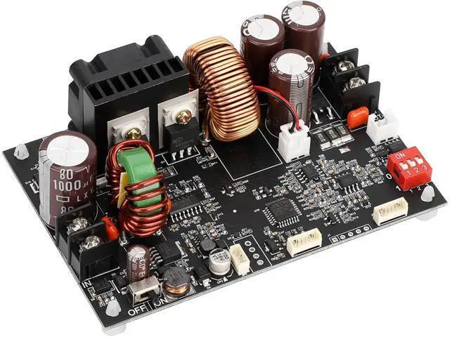 Alt view image 6 of 7 - DROK CNC DC Buck Converter with Meter, 6-70V to 0-60V 10A 600W, DC 5V 9V 12V 24V 36V 48V 60V Fixed Output Voltage, Adjustable Power Supply Voltage Regulator Step Down Module