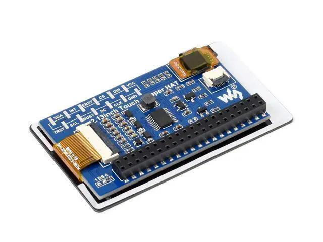 Alt view image 2 of 5 - waveshare 2.13inch Touch e-Paper Display for Raspberry Pi Zero 2 W/Raspberry Pi Zero/Pi Zero W/Pi Zero WH, 250x122 Pixels E-Ink Screen, Paper-Like Effect Support Partial Refresh