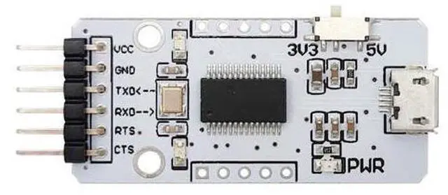 Main image of diustou FT232RL USB to TTL Serial Adapter Conversion Module USB to uart Serial Communication Module Brush Board 3.3/5V Level Output migrated Template (MB).