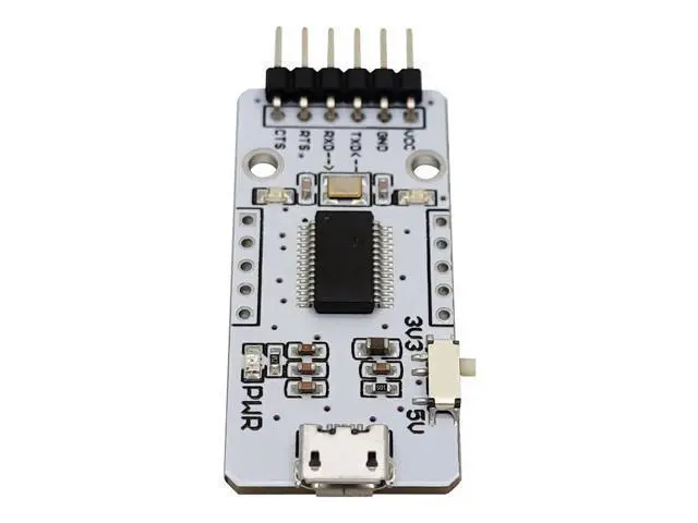 Alt view image 4 of 5 - diustou FT232RL USB to TTL Serial Adapter Conversion Module USB to uart Serial Communication Module Brush Board 3.3/5V Level Output migrated Template (MB).