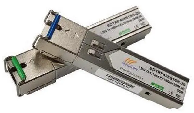 Main image of BAUDCOM SFP 1G Module, Single-Mode SC Fibre Optic Cable transceiver Compatible with Cisco SFP-1G-LR,20KM, Ubiquiti UF-MM-1G, Netgear, Mikrotik, D-Link, Supermicro Other Switches