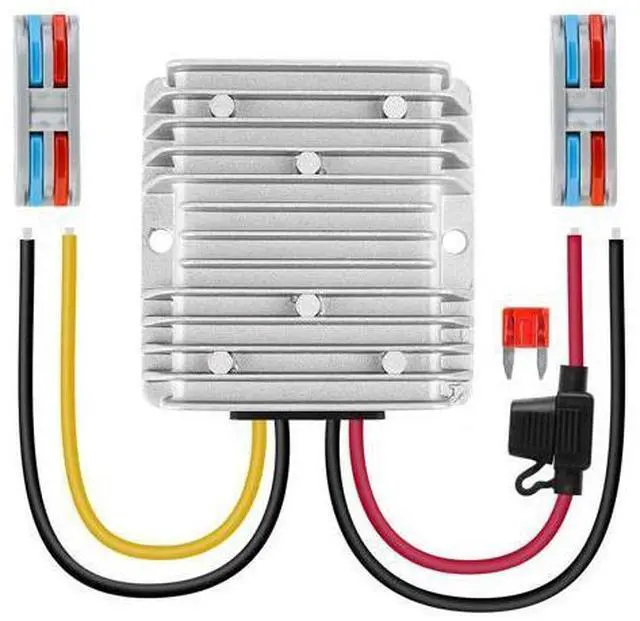 Main image of DC 12V Step Up to 24V 10A 240W DC Boost Converter with Fuse Waterproof Voltage Regulator Module Transformer for Golf Cart Club Car LED Strip Light