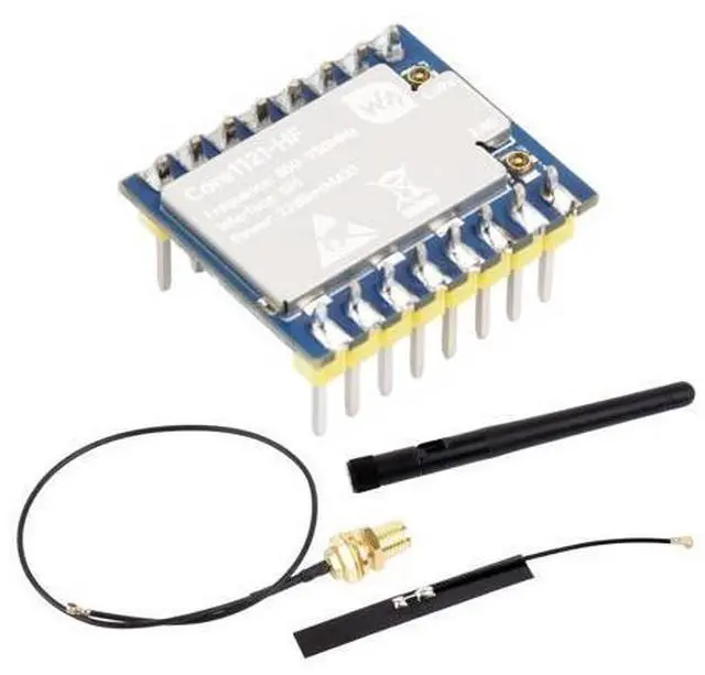 Main image of Waveshare Core1121 HF Dual-Band LoRa Module, Based on Low-Power LR1121 Transceiver, Suitable for Sub-GHz and 2.4GHz Frequency Bands, with Pre-soldered Header
