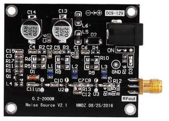 Main image of 1.5GHz Noise Source Tracking DC 12V Track Noise Source Board Module High Flatness Filter Antenna Amplifier Simple Spectrum External Tracking Source SMA Generator