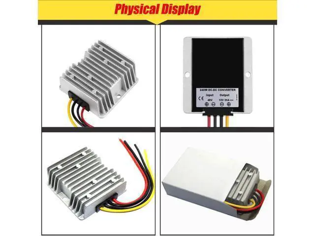 Alt view image 2 of 7 - DC 12V Step Up to 24V Boost Converter 5A 120W DC Voltage Regulator Power Converter Adapter Waterproof Module Transformer for Golf Cart Club Car LED Light