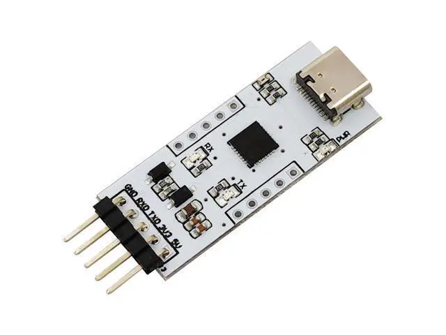 Alt view image 2 of 5 - diustou CP2102 USB C to TTL Serial Adapter Conversion Module USB to uart Serial Communication Module Brush Board 3.3/5V Level Output migrated Template (Type-C).