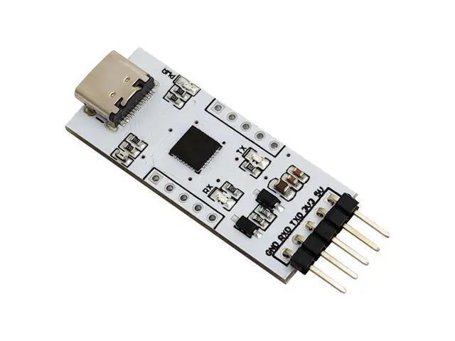 Alt view image 4 of 5 - diustou CP2102 USB C to TTL Serial Adapter Conversion Module USB to uart Serial Communication Module Brush Board 3.3/5V Level Output migrated Template (Type-C).