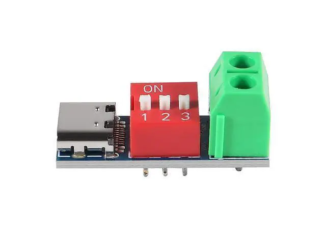 Alt view image 5 of 5 - AITRIP 10PCS USB-C PD Trigger Board Module PD/QC Decoy Board Fast Charge USB Type-c to 5V9V12V20V High Speed Charger Power Delivery Boost Module with Screw Terminal