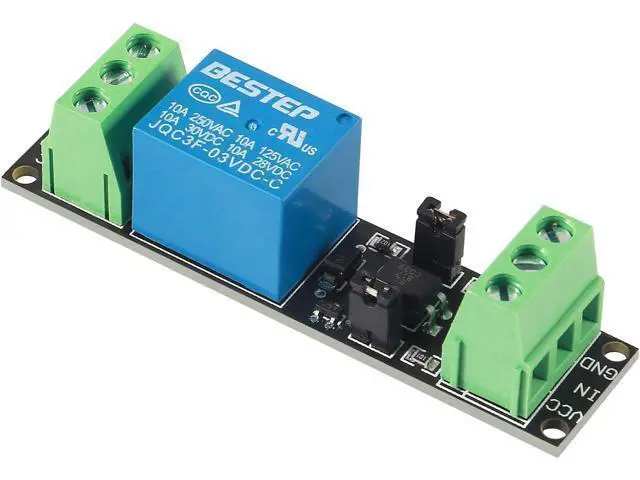 Alt view image 7 of 7 - 8 Pack 3V 1 Channel Relay Power Switch Module with Optocoupler Opto Isolation High Level Trigger for IOT ESP8266 Development Board