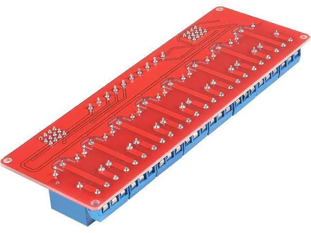 Alt view image 4 of 7 - 2PCS 12V Relay Module With Optocoupler Isolation - High and Low Level Trigger - Red Board (8 Channel)