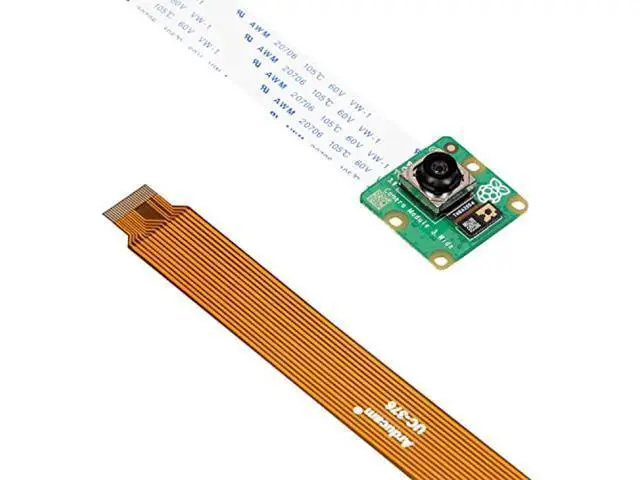 Alt view image 3 of 5 - Arducam for Raspberry Pi Camera Module 3 Wide, 120deg(D) IMX708 Autofocus Pi Camera V3 with Acrylic Case, 15cm 15-22 Pin FFC Cable