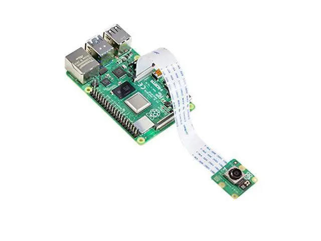 Alt view image 5 of 5 - Arducam for Raspberry Pi Camera Module 3 Wide, 120deg(D) IMX708 Autofocus Pi Camera V3 with Acrylic Case, 15cm 15-22 Pin FFC Cable