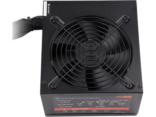 Alt view image 7 of 7 - 700W Power Supply ATX Gaming PC PSU Active PFC Full Voltage 110/220V Computer Power Supplies Gold with 20+4pin Main Power Interface for Desktop Server