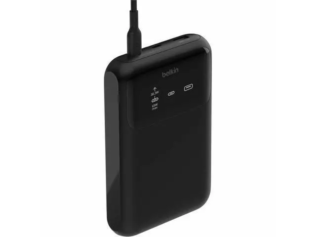 Alt view image 4 of 7 - Belkin BoostCharge Pro 3-Port Laptop Power Bank 20K - For Notebook, MacBook, USB Type C Device, USB Type A Device, MacBook Pro, Universal, Smartphone, Tablet PC, iPhone, iPad mini, iPad Pro, ... - 200