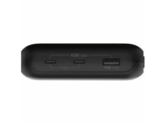 Alt view image 5 of 7 - Belkin BoostCharge Pro 3-Port Laptop Power Bank 20K - For Notebook, MacBook, USB Type C Device, USB Type A Device, MacBook Pro, Universal, Smartphone, Tablet PC, iPhone, iPad mini, iPad Pro, ... - 200