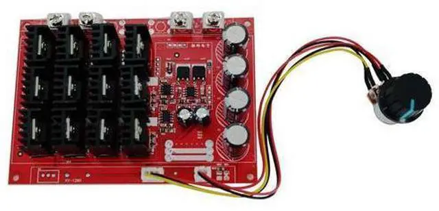 Main image of DEVMO Motor Controller,PWM DC Motor Speed Controller 10-50V 60A High Power HHO RC Driver PWM Controller Module 12V 24V 48V 3000W Extension Cord with Switch