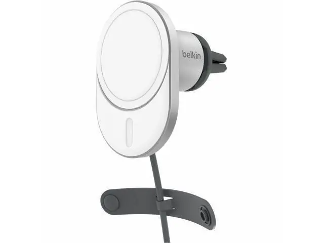 Alt view image 6 of 7 - Belkin BoostCharge ProWireless CarChargerwithMagSafe15W Extra Strong Magnetic Vent Mount for iPhone 12, 13, 14